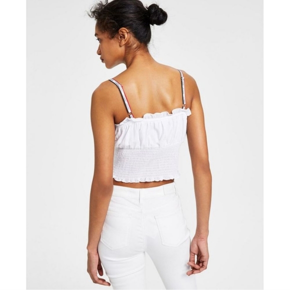 NWOT - Smocked Crop Top - Picture 2 of 9